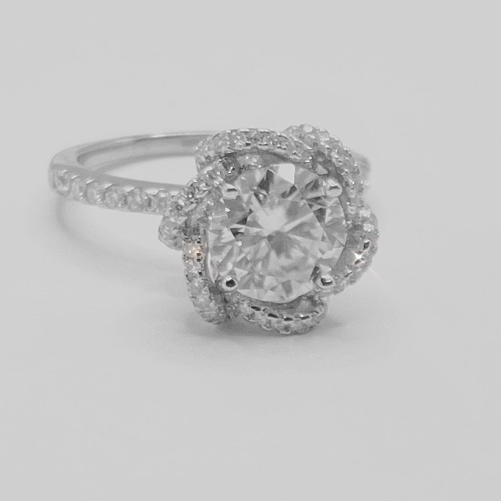 'Ares' Grand Round Cluster Statement Ring - Image 3