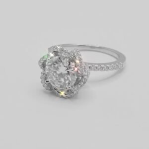 'Ares' Grand Round Cluster Statement Ring
