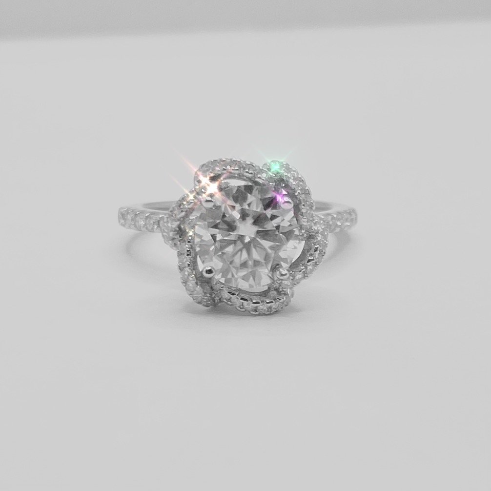 'Ares' Grand Round Cluster Statement Ring - Image 2