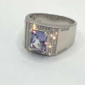 The Sovereign Radiant Lavender | Men’s Statement Signet Ring